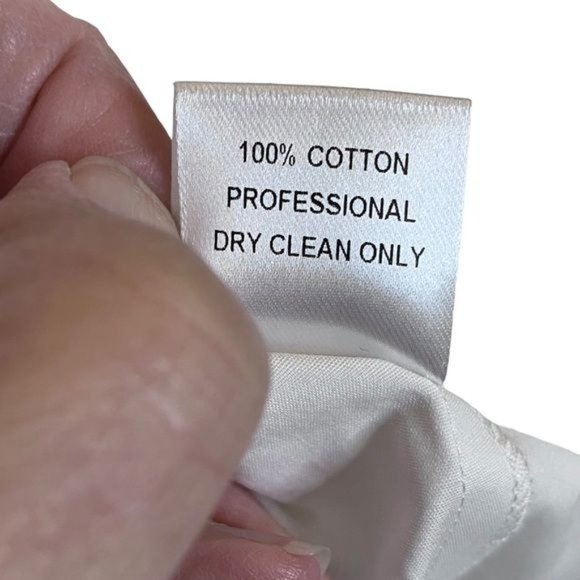 Petersyn Monroe Blouse Plaid Tartan Panel Tie Back Blouse White Yellow S - Picture 4 of 16